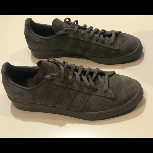 adidas gray suede sneakers